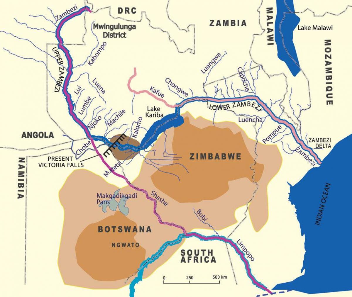 Mapa geologických zambi