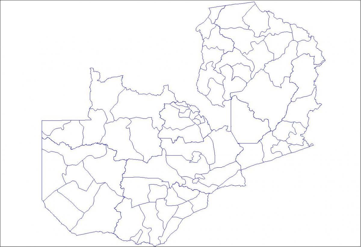 Mapa Zambie osnovy