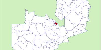Mapa ndola Zambie